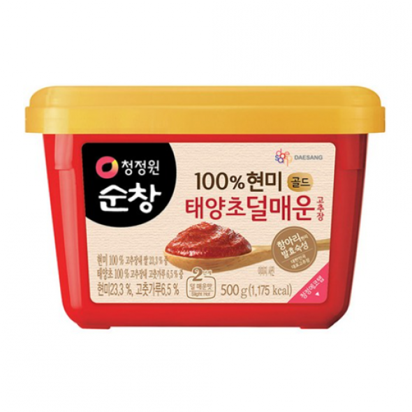 청정원)현미덜매운고추장 400g+100g