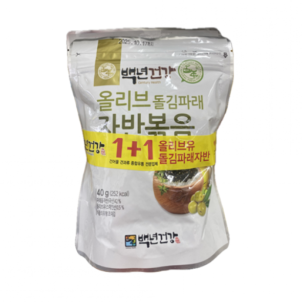 백년건강)돌자반40g+40g