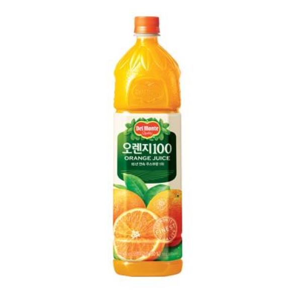 롯데)델몬트100%오렌지1.5L