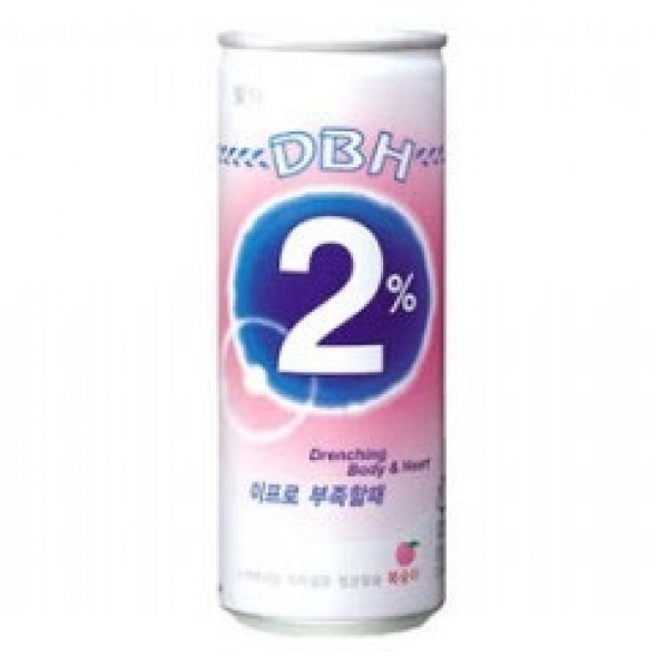 롯데)2%부족할때복숭아캔240ml