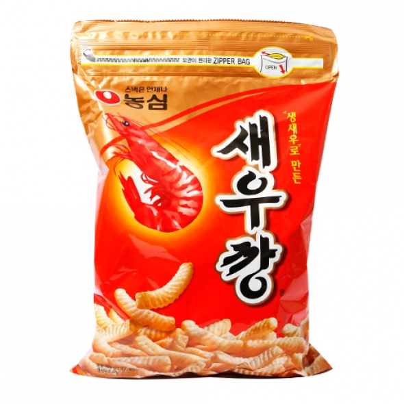 농심)새우깡지퍼백400g